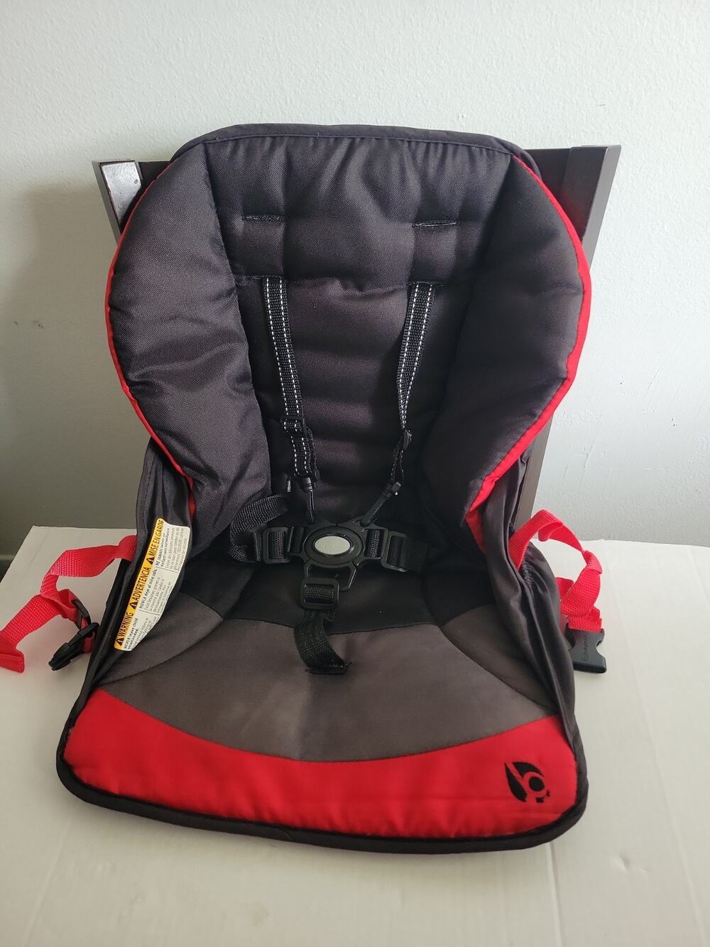 Baby Trend Sit'N Stand Double Stroller Front Seat Cover Belt Straps Red W/Black